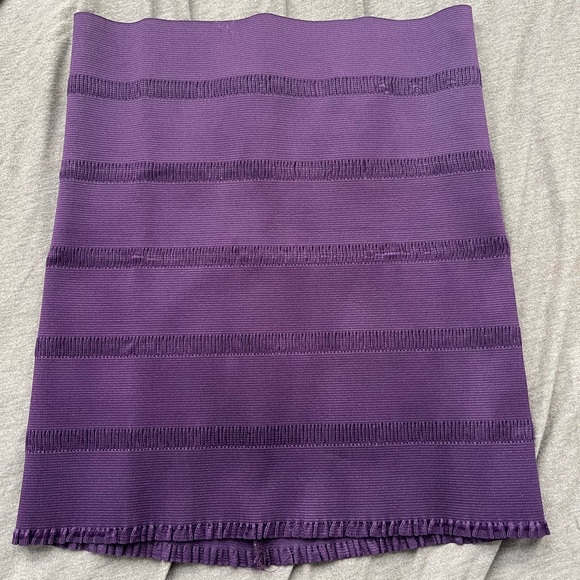 CHERYL CREATIONS Purple Bodycon Skirt - Picture 1 of 3